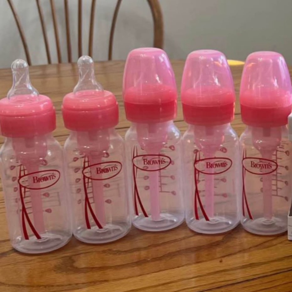 Dr. Brown's Pink Baby Bottle Set - Pack of 5
